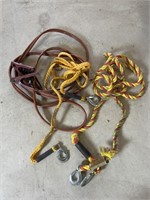 Pair of Tow Ropes and Jumper Cables