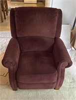 Maroon Electric Reclining Chair 40” x 35” x 34”