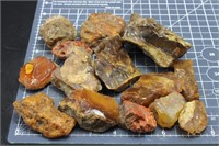 2lb 8oz Carnelian Rough For Cabbing & Specimens