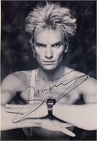 Sting Photo Autographed Autograph