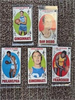 5 Card Tallboy 1969-70 Lot