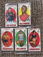 5 Card Tallboy 1969-70 Lot