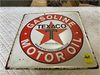 Texaco Tin Sign