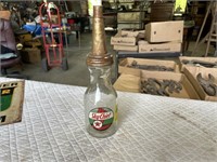 Texaco Sky Chief Glass Oil Bottle