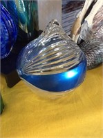 Two piece blue bowl