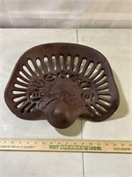 Buckeye Akron cast iron tractor seat