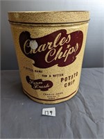 Charles Chips tin