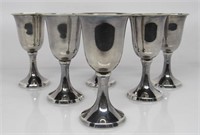 (6) Sterling Silver Goblets