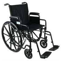 Equate 18 Padded Seat Wheelchair  Foldable