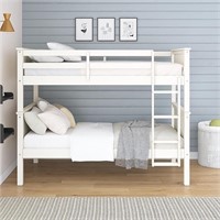 DHP Bailen Convertible Solid Wood Bunk Bed, Twin