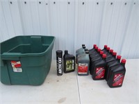 QUANTITY OF 2 STROKE & 4 STROKE OIL / TOTE