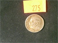 1964 D Roosevelt Silver Dime