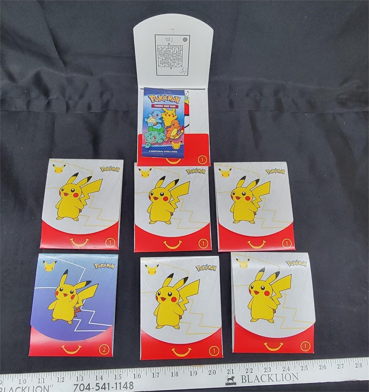 7 Sealed McDonald's Pokémon Packs