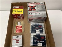 Misc Ammo Lot - 69 rds of 22lr shot, 1 box of 410