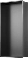 Sunrosa Black Shower Niche Stainless Steel, Ready