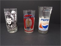 82 Kentucky Derby, JFK Pepsi Glasses