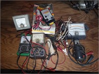 Ohms, Volt, Dwell/Angle Meters & Sensor probe
