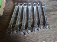 7 Open & Box End Wrenches sizes1 1/16"- 1 1/2"