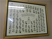 Framed 1951 Fraternity Class DSD