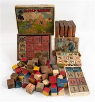 Early Wood Blocks--Paper Litho, Etc.