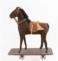 19th C. Horse Pull Toy