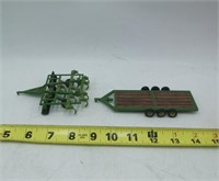 JD trailer and cultivator  1/64