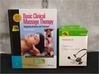 Gaming Chat headset & massage book