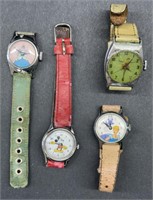 (F) Mixed Lot of Vintage Children’s Watches.