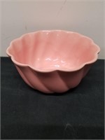 Vintage 7.5 x 4 in Peach Bowl