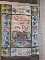 Welcome Every New Day Outdoor Flag