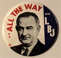 All The Way With LBJ Oversize Presidential Vintage