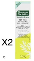 X2 Thursday Plantation Tea Tree Medicated Gel for