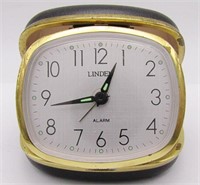 Vintage Linden Travel Alarm Clock - Original Box