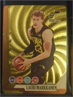 24k gold-plated basketball card Lauri Markkanen