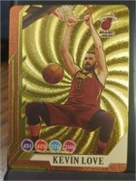 24k gold-plated basketball card Kevin Love