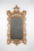 Chinese Chippendale Style Giltwood Mirror