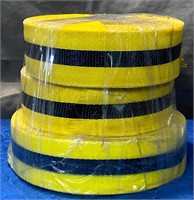 Yellow & Black Strap Material