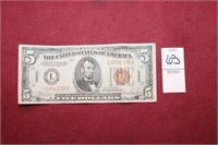 1934A Hawaiian 5 Dollar Bill