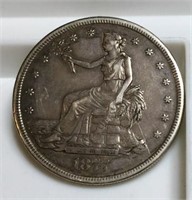 1877 San Francisco US Trade Dollar