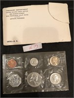 1962 U.S Mint Uncirculated Coins