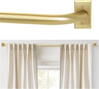 Gold Curtain Rods  48-90 Inches (4-7.5Ft)