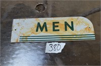 Metal 'Men' Sign