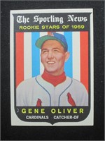 1959 TOPPS #135 GENE OLIVER ROOKIE STAR