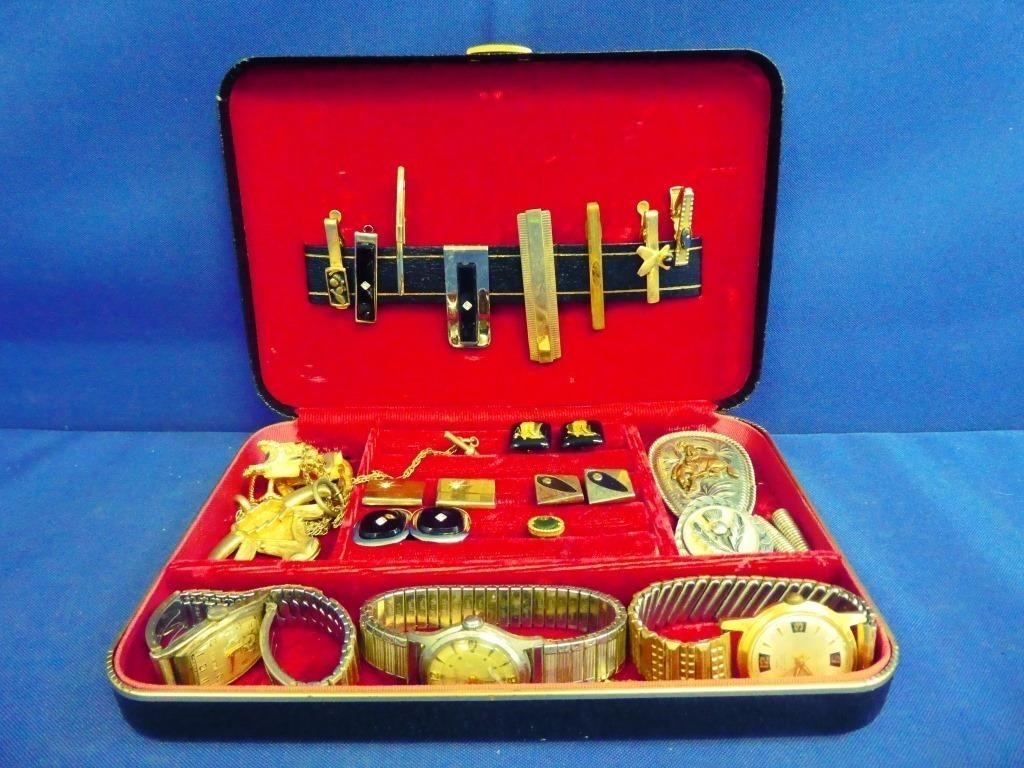 Jewelry Case And Contents