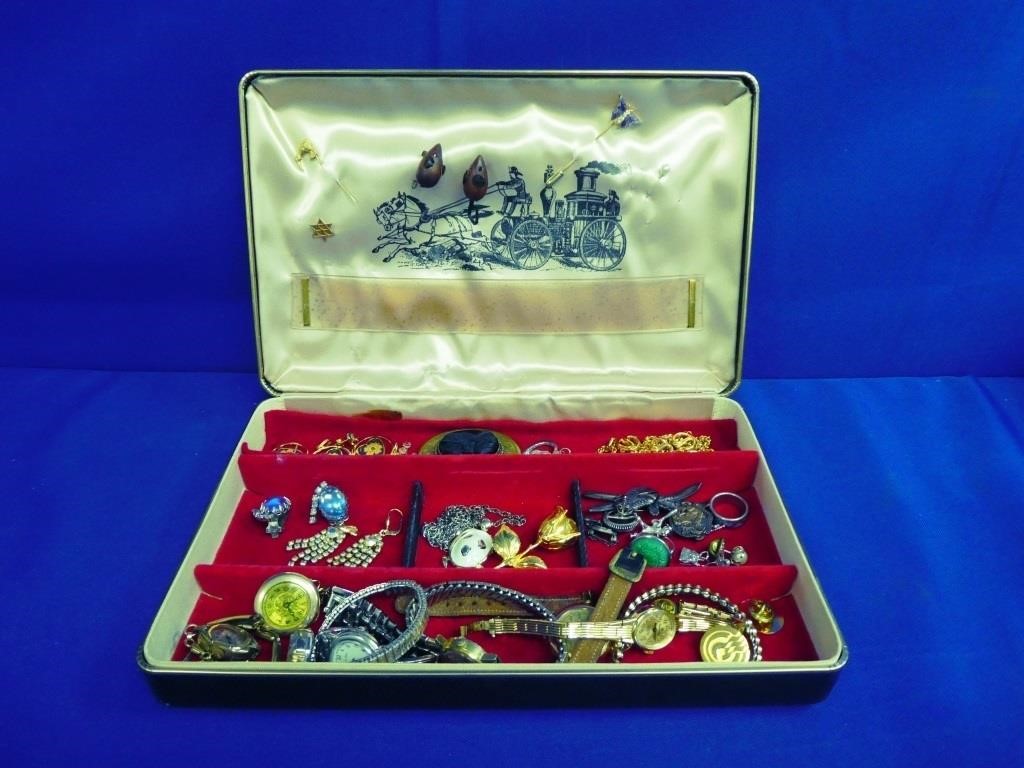 Jewelry Case And Contents