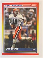 JEFF GEORGE ROOKIE 1990 SCORE CARD