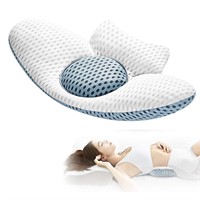 Idle Hippo Lumbar Support Pillow for Sleeping