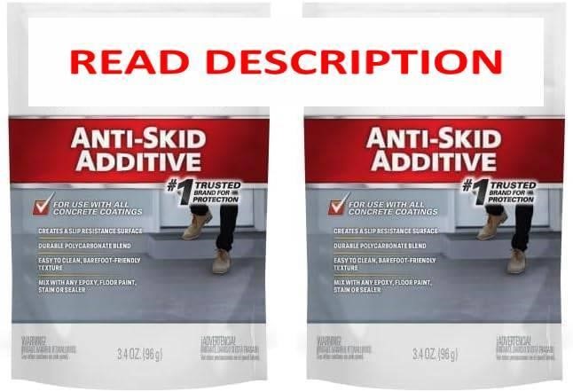 Rust-Oleum Anti-Skid Additive  3.4 oz  2 Pack