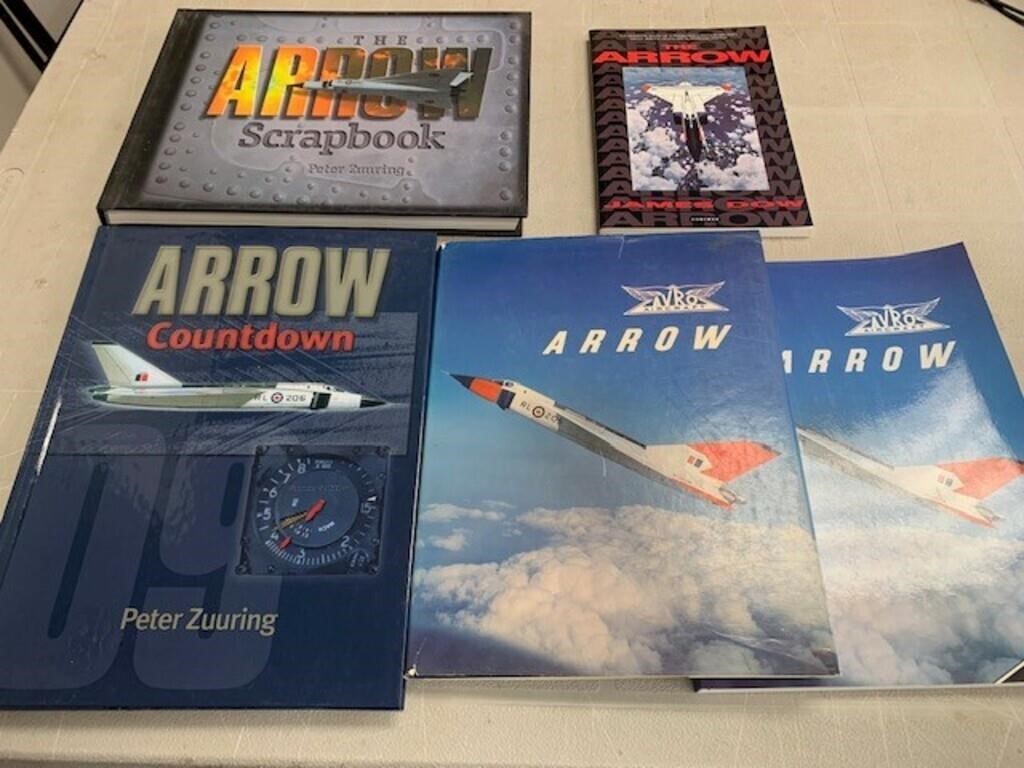 Collection of 5 Avro Arrow Books