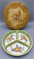 Circa 1920 Moriyama Ceramic Hand Painted Plate